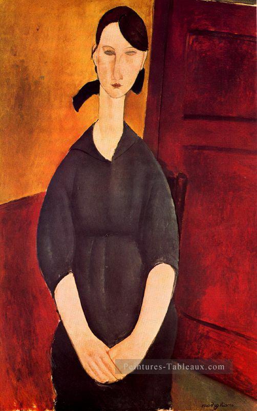 portrait de paulette jourdain 1919 Amedeo Modigliani Peintures à l'huile